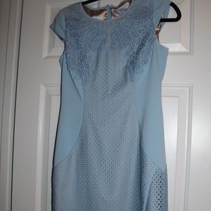Antonio Melani Size 4 Light Blue Dress